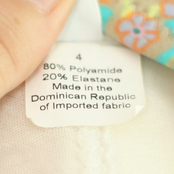 J. CREW Paisley Swimsuit Size 4 - Picture 4 of 5